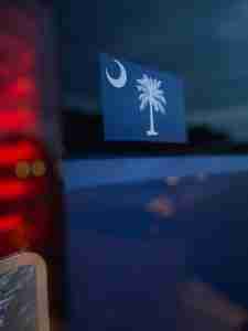 South Carolina Flag on Junk Removal Truck