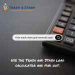 free junk removal estimation tool.