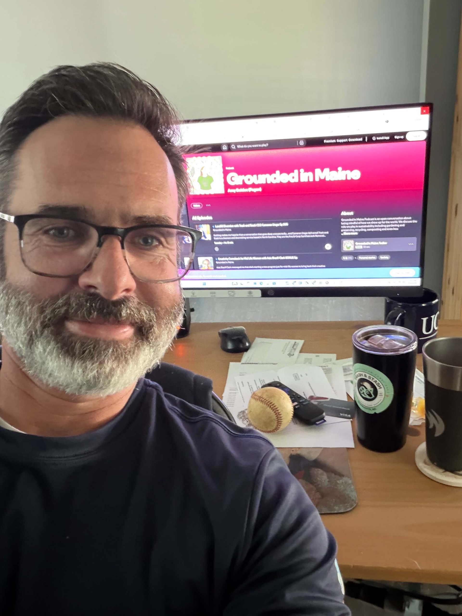 Trahs and Stash discusses landfill diversion, circularity & B Corp on Grounded in Maine Podcast